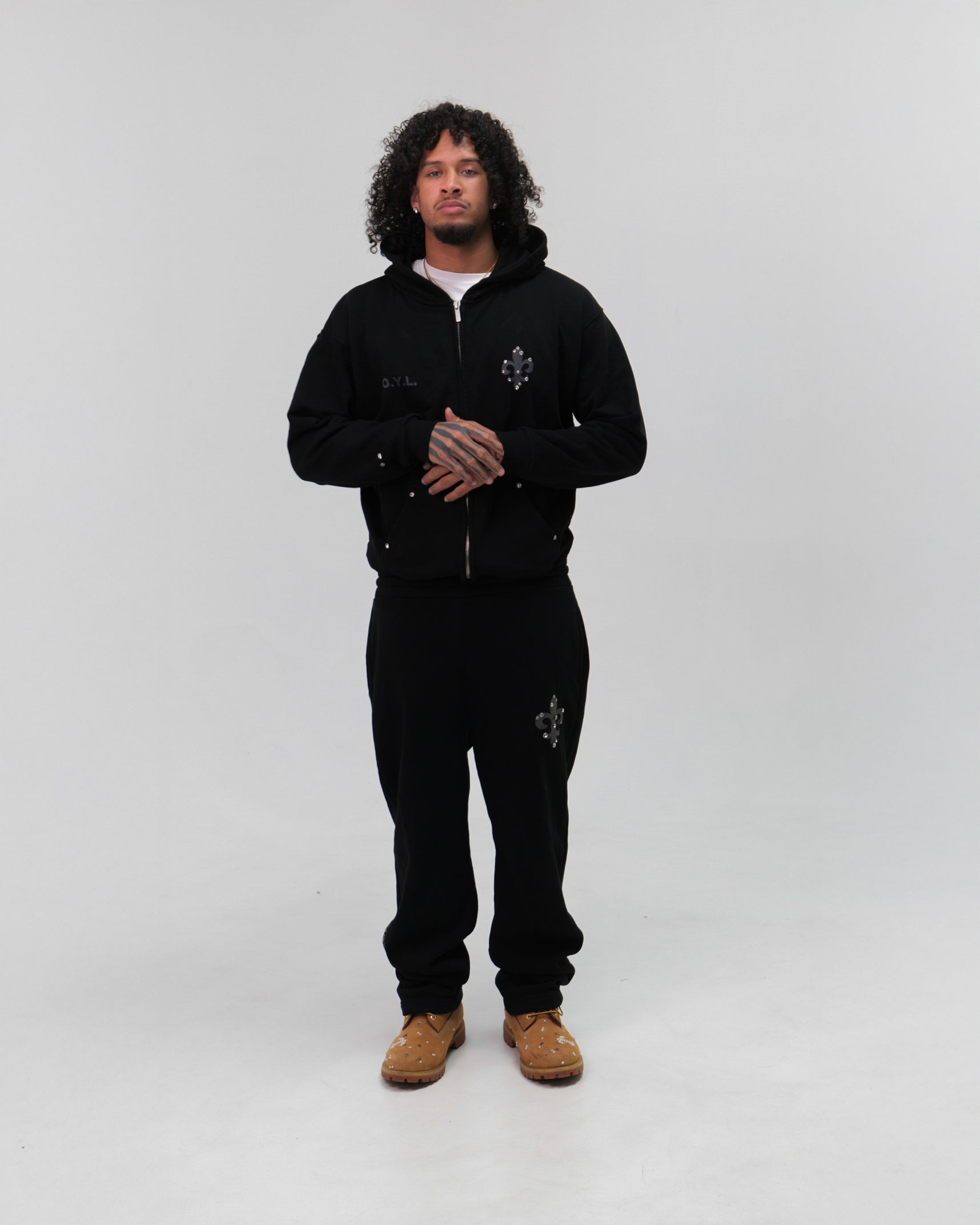 Diamond Sweatpants Black