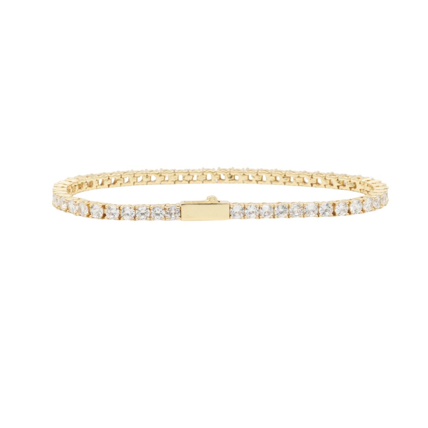 Tennis Bracelet Gold 3mm