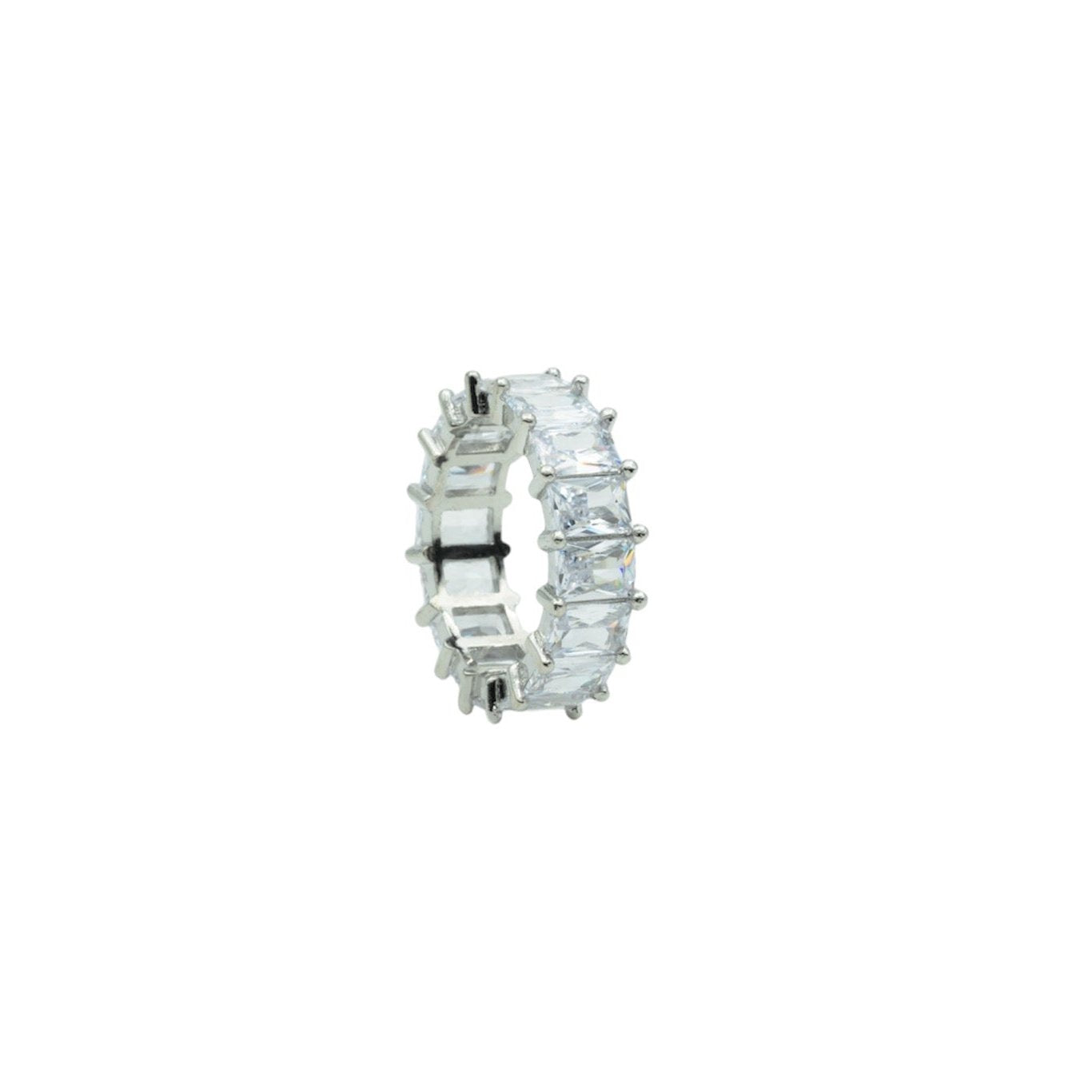 Baguette Ring Silver