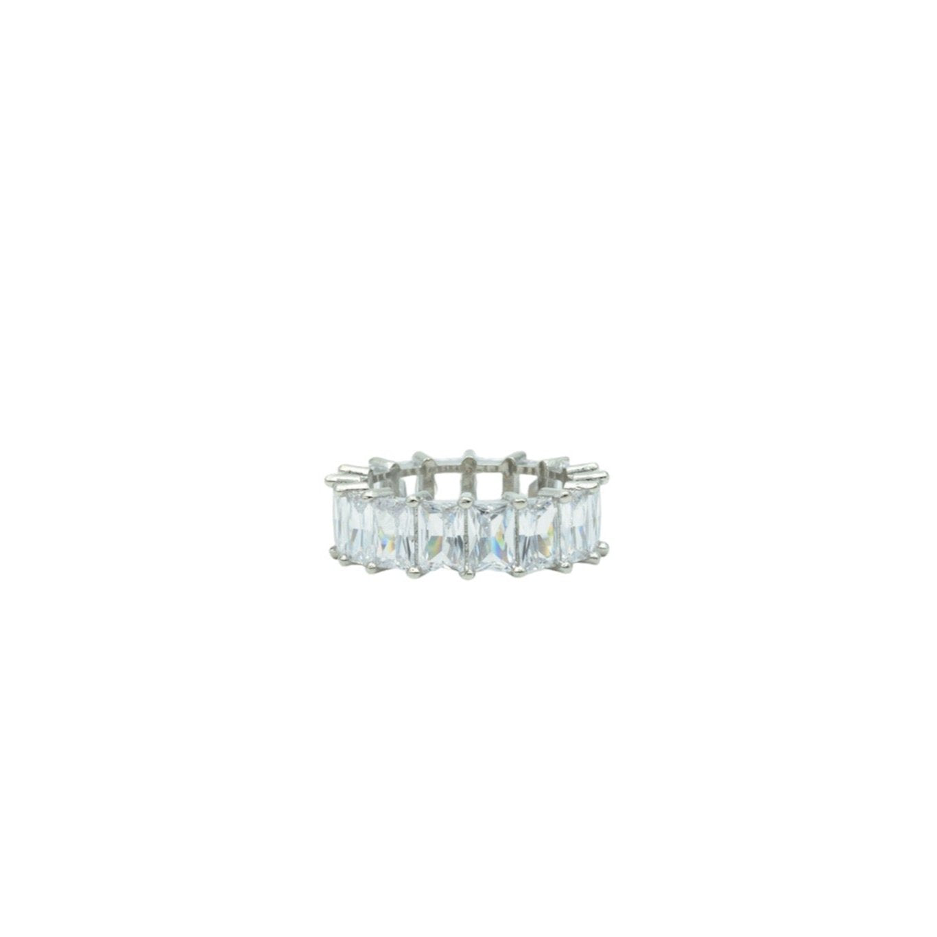 Baguette Ring Silver