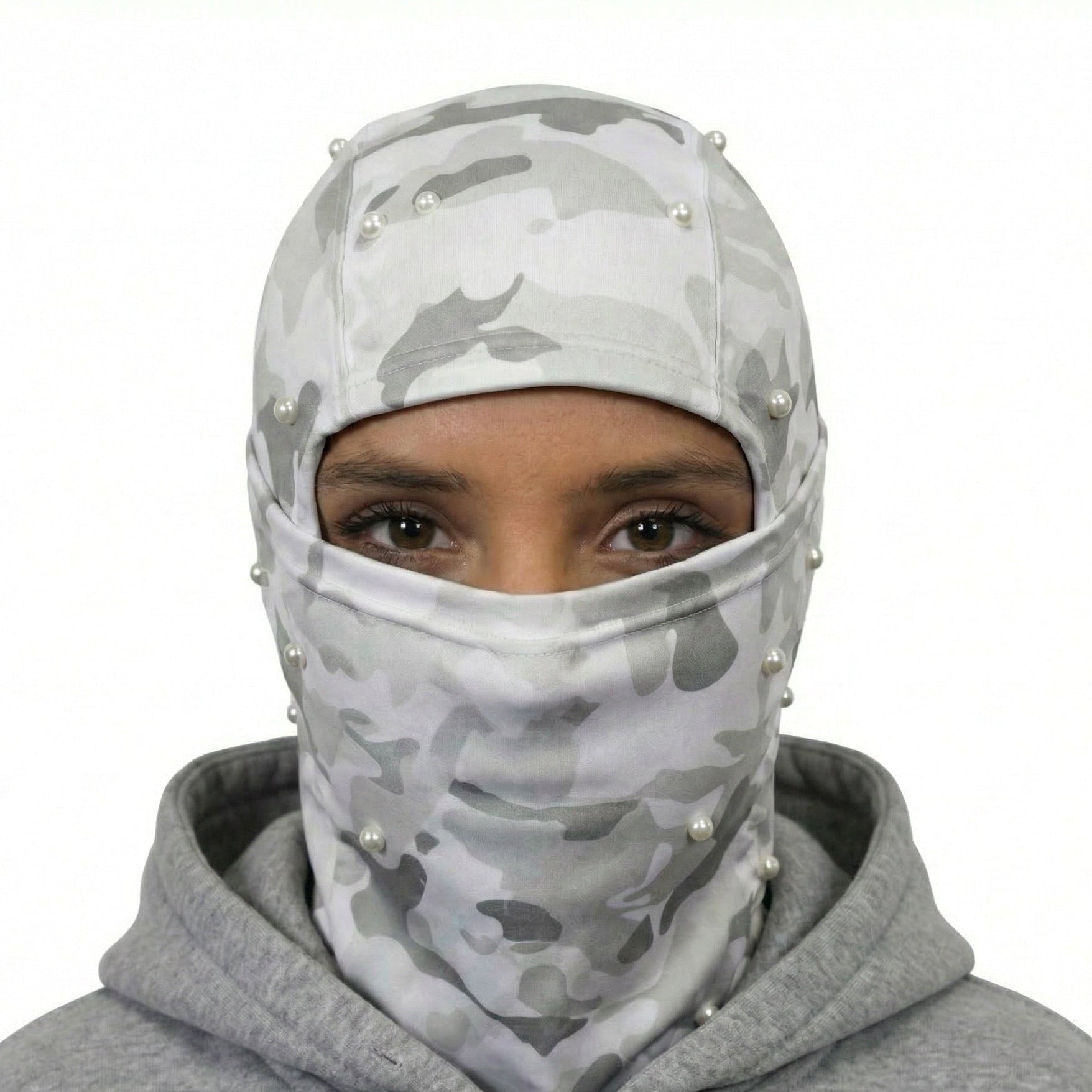 Pearl Balaclava White